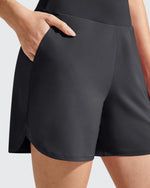 G4Free - Chillwhisp Built-in Brief Liner High Waist Athletic Shorts -GF26E710AA-S-GF26E710AB-M-GF26E710AC-L-GF26E710AD-XL-GF26E710AE-XXL