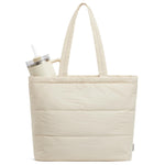 G4Free - G4Free Puffer Shoulder Bag with Cup Holder and Laptop Compartment -TN25B532B-TN25B532C-TN25B532A