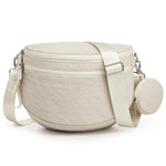 G4Free - G4Free Quilted Bum Bag Spacious Nylon with Removable Pouch -TN25B574B-TN25B574C-TN25B574A