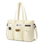 G4Free - G4Free Tote Bag, Multi-Compartment Large Capacity with Zipper Top Handle -TN24B476B-TN24B476A-TN24B476C