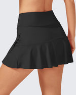 G4Free - High-Waist Pleated Casual Skorts 15'' -GF23H114AF-XS-GF23H114AA-S-GF23H114AB-M-GF23H114AC-L-GF23H114AD-XL