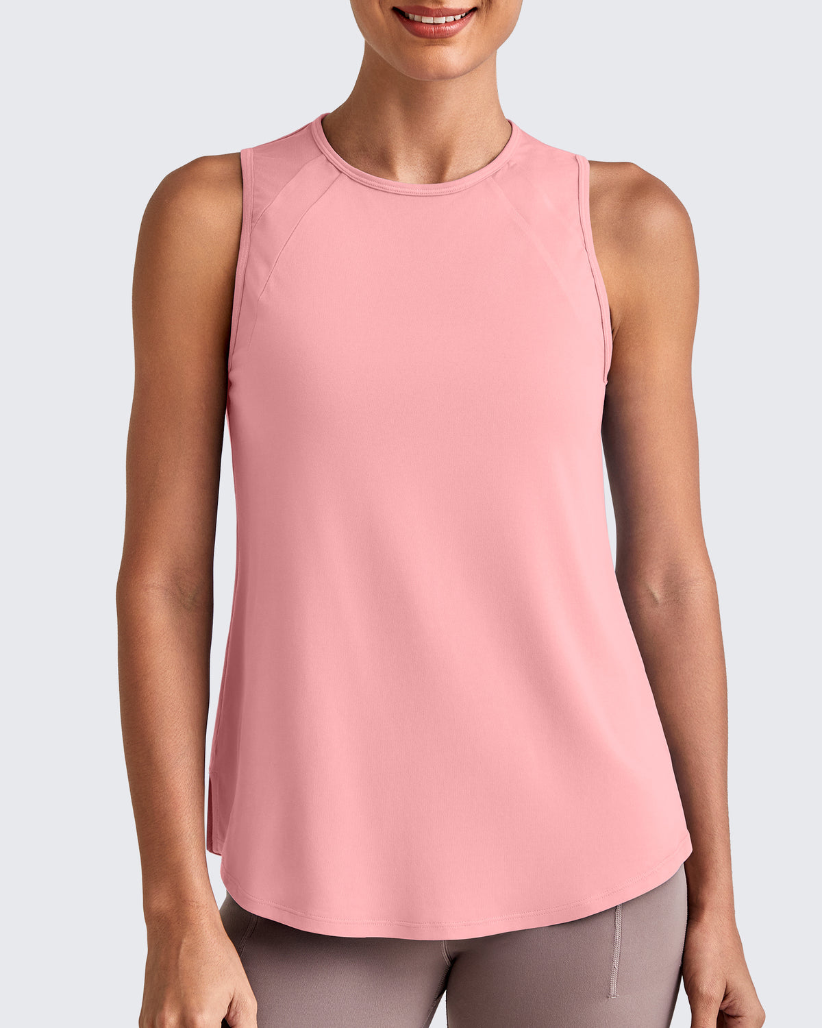 G4Free Activewear Lightweight Athletic Sleeveless Long Tank Tops 