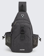G4Free Anti-Theft Canvas Sling Bag with USB Port