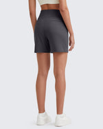 G4FREE High-Waist Burmuda Athletic Shorts 5 