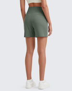 G4FREE High-Waist Burmuda Athletic Shorts 5 