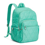 G4Free Small Backpack for Women Puffer Quilted Casual Daypack with Anti-theft Buckle Travel Work(Beige)