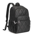 G4Free Small Backpack for Women Puffer Quilted Casual Daypack with Anti-theft Buckle Travel Work(Beige)