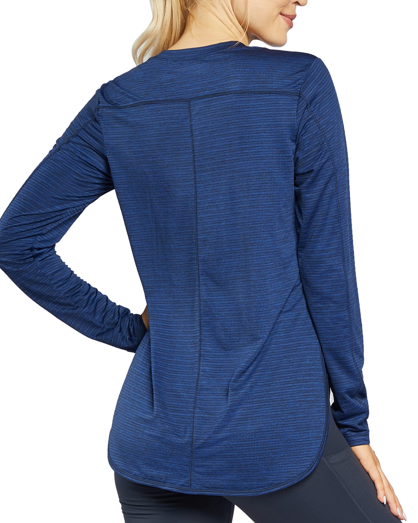 G4Free Activewear Quick Dry Scoop Neck UV Long Sleeve Workout Tops