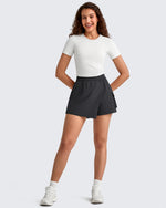 G4Free - 2 in 1 Elastic Waist Tennis Skorts -GF25E443AA-S-GF25E443AB-M-GF25E443AC-L-GF25E443AD-XL-GF25E443AE-XXL