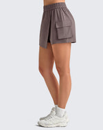 G4Free - 2 in 1 Elastic Waist Tennis Skorts -GF25E443AA-S-GF25E443AB-M-GF25E443AC-L-GF25E443AD-XL-GF25E443AE-XXL
