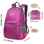 G4Free - 20L Lightweight Packable Backpack -D04V650A-D04V650B-D04V650H-D04V650D-D04V650C