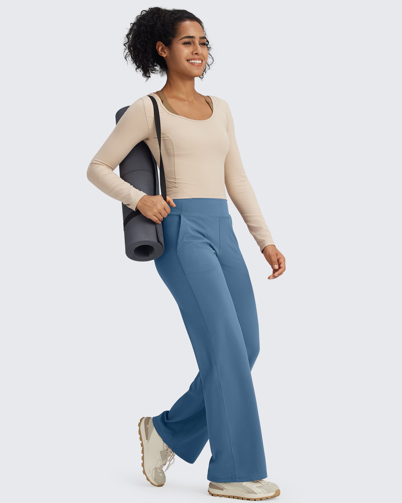 G4Free Activewear - BareFeel Seamless High-Waist Dressy Pants 29 -GF24J241CA-S-GF24J241CB-M-GF24J241CC-L-GF24J241CD-XL-GF24J241CE-XXL