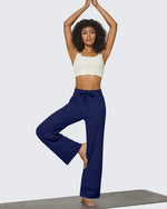 G4Free Activewear - EverGoing Business Casual High-Waist Wide Leg Pants - Limited Offer -GF23J189BF-XS-GF23J190BF-XS--GF23J189BA-S-GF23J190BA-S