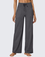 G4Free Activewear - EverGoing Business Casual High-Waist Wide Leg Pants - Limited Offer -GF23J189BF-XS-GF23J190BF-XS--GF23J189BA-S-GF23J190BA-S