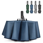 G4Free Activewear - G4Free 62 Inch Large 10 Ribs Compact Reverse Windproof Umbrella -TN22A110A-TN22A110B-TN22A110C-TN22A110D