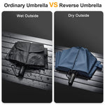 G4Free Activewear - G4Free 62 Inch Large 10 Ribs Compact Reverse Windproof Umbrella -TN22A110A-TN22A110B-TN22A110C-TN22A110D