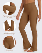 G4Free - BareFeel Casual High-Waisted Mini Flare Pants -GF24A244AA-S-GF24A245AA-S-GF24A246AA-S-GF24A244AB-M-GF24A245AB-M