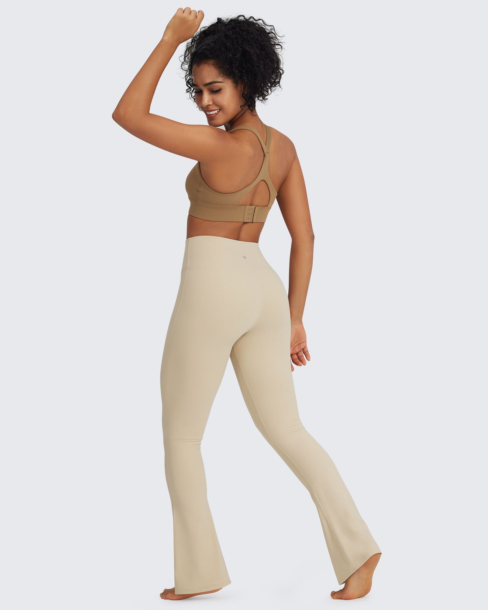 G4Free - BareFeel Casual High-Waisted Mini Flare Pants -GF24A244AA-S-GF24A245AA-S-GF24A246AA-S-GF24A244AB-M-GF24A245AB-M