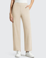 G4Free - BareFeel Faux Fly Ankle Length Casual Dress Pants -GF26J775F001A-S