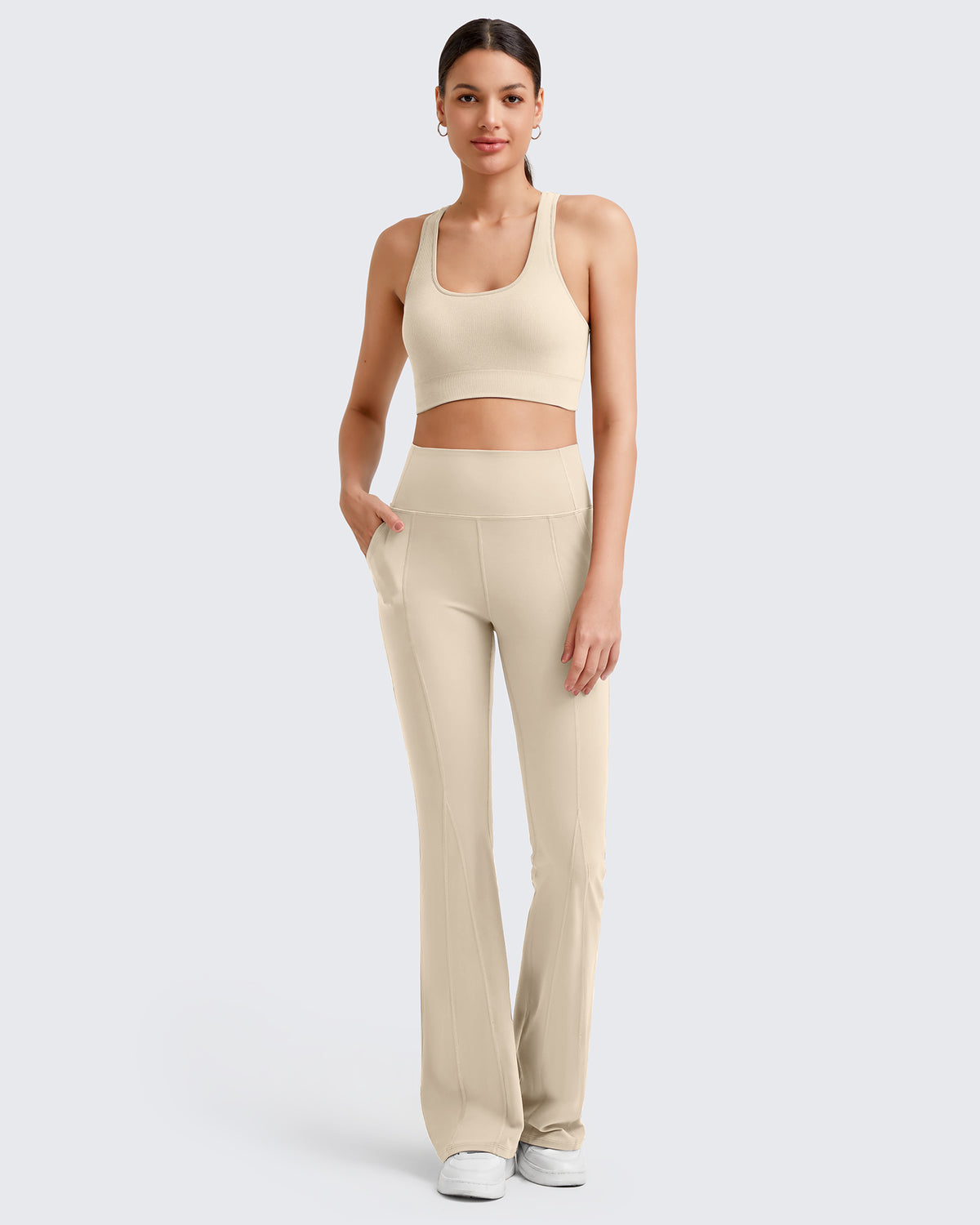 G4Free - BareFeel High-Rise Flare Yoga Casual Pants -GF24A329AA-S-GF24A330AA-S-GF24A331AA-S-GF24A329AB-M-GF24A330AB-M