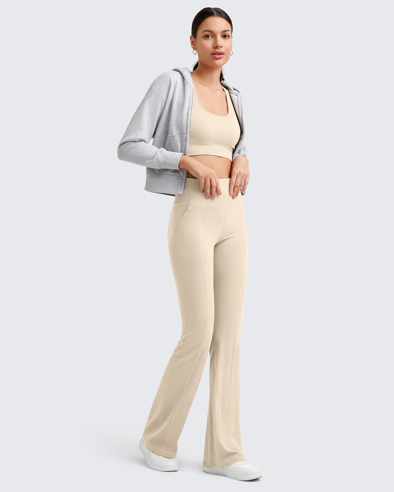 G4Free - BareFeel High-Rise Flare Yoga Casual Pants -GF24A329AA-S-GF24A330AA-S-GF24A331AA-S-GF24A329AB-M-GF24A330AB-M