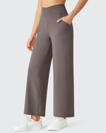 G4Free - BareFeel High Stretch Ankle Wide Leg Yoga Pants -GF26J781C007A-S