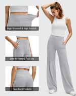 G4Free - BareFeel High Stretch Wide Leg Yoga Pants -GF25J622EA-S-GF25J623EA-S-GF25J624EA-S-GF25J622EB-M-GF25J623EB-M