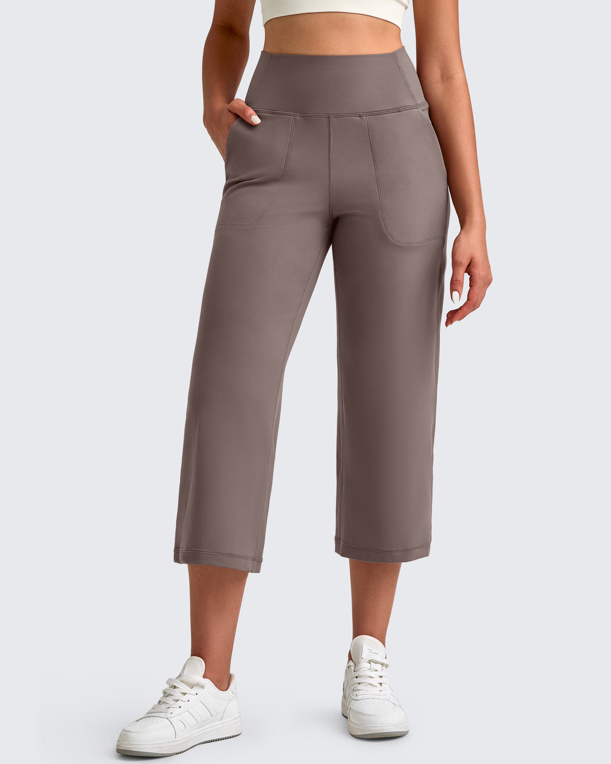 G4Free - BareFeel High Waist Capri Pants -GF25J494AA-S
