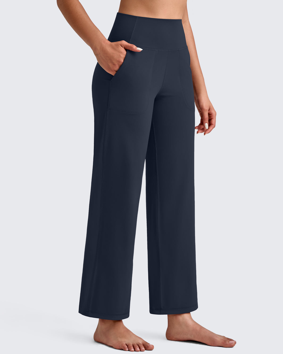 G4Free - BareFeel High Waist Wide Leg Ankle Length Pants -GF25J487AF-XS-GF25J488AF-XS-GF25J489AF-XS-GF25J487AA-S-GF25J488AA-S