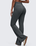 G4Free - BareFeel High Waisted Pockets Flare Dress Pants -GF25A548DF-XS-GF25A549DF-XS-GF25A550DF-XS-GF25A548DA-S-GF25A549DA-S