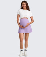 G4Free - BareFeel Inner Shorts Maternity Workout Skirt -GF25HY520AA-S-GF25HY520AB-M-GF25HY520AC-L-GF25HY520AD-XL-GF25HY520AF-XS