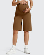 G4Free - BareFeel Maternity Bermuda Wide Leg Shorts -GF26EY793A001A-S-GF26EY793A001B-M-GF26EY793A001D-XL-GF26EY793A001C-L-GF26EY793A001E-XXL