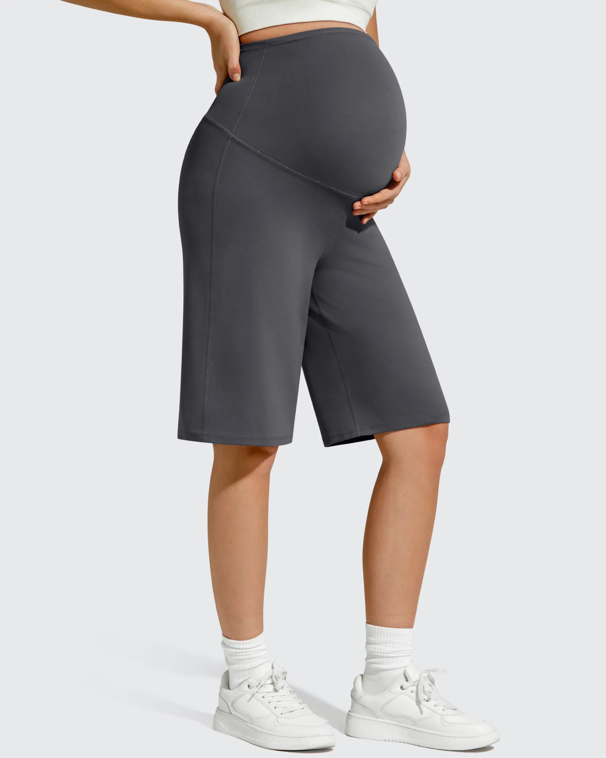 G4Free - BareFeel Maternity Bermuda Wide Leg Shorts -GF26EY793A001A-S-GF26EY793A001B-M-GF26EY793A001D-XL-GF26EY793A001C-L-GF26EY793A001E-XXL