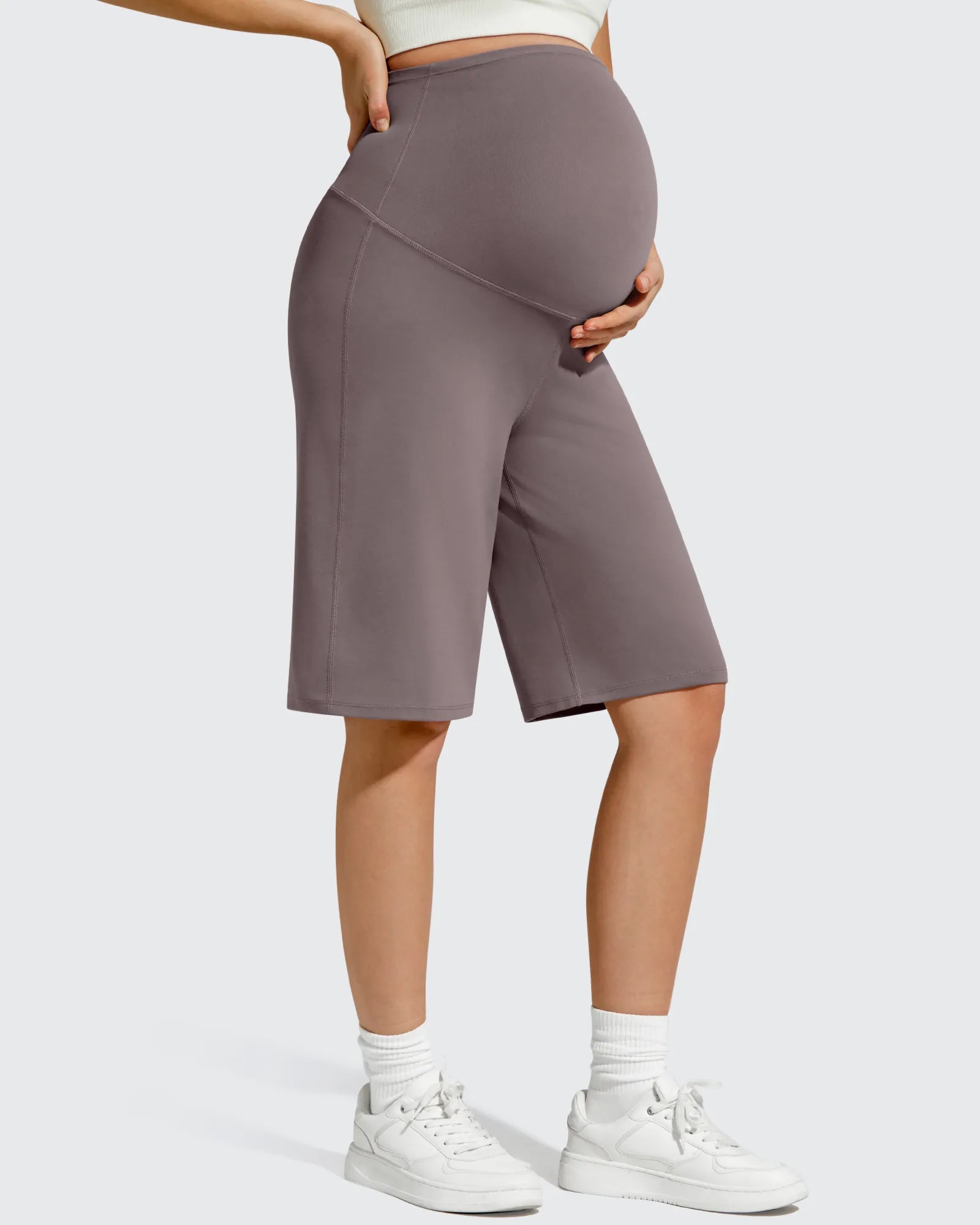 G4Free - BareFeel Maternity Bermuda Wide Leg Shorts -GF26EY793A001A-S-GF26EY793A001B-M-GF26EY793A001D-XL-GF26EY793A001C-L-GF26EY793A001E-XXL
