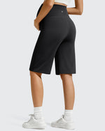 G4Free - BareFeel Maternity Bermuda Wide Leg Shorts -GF26EY793A001A-S-GF26EY793A001B-M-GF26EY793A001D-XL-GF26EY793A001C-L-GF26EY793A001E-XXL