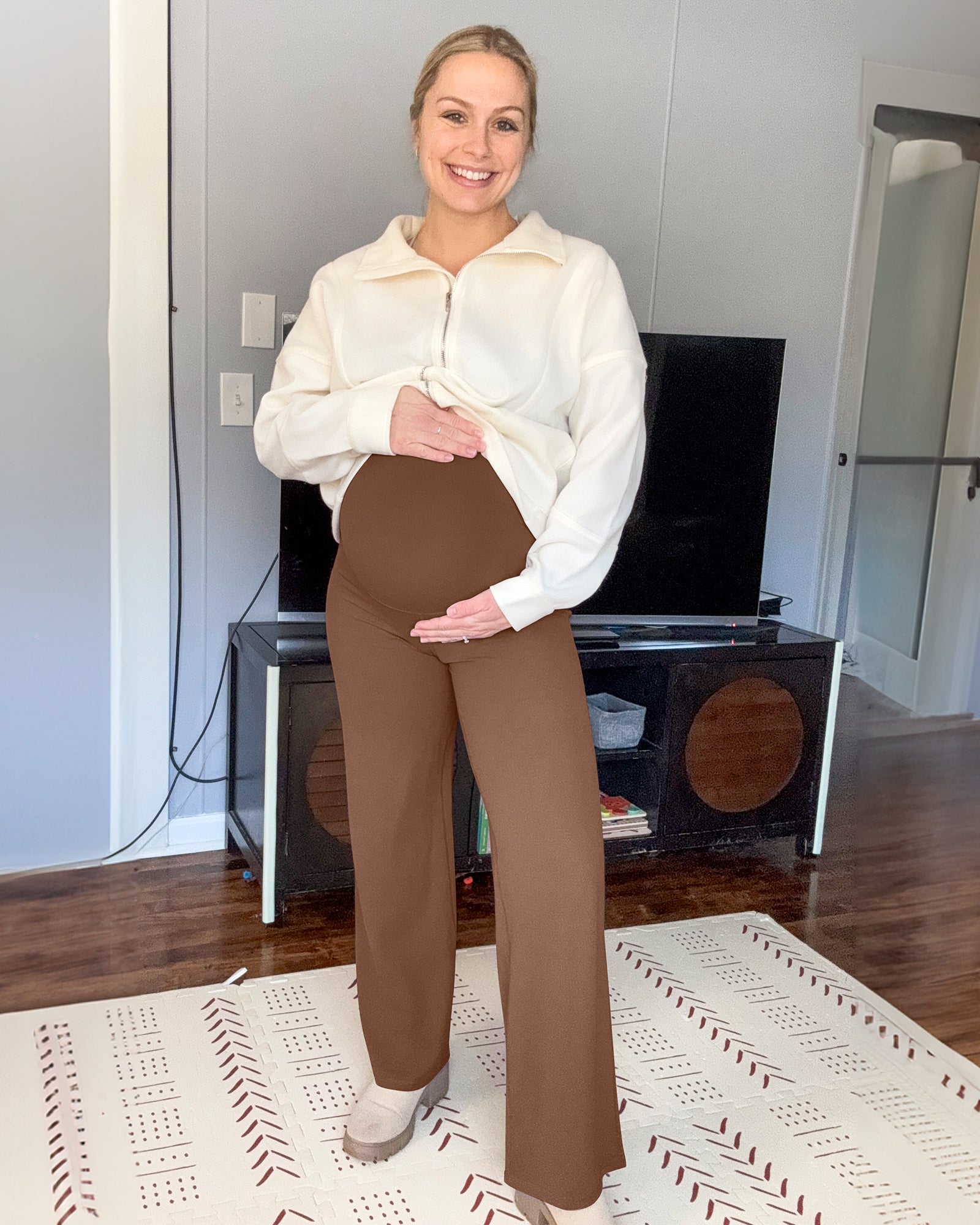 G4Free - BareFeel Maternity Wide Leg Dress Pants -GF24JY347FA-S-GF24JY348FA-S-GF24JY349FA-S-GF24JY347FB-M-GF24JY348FB-M