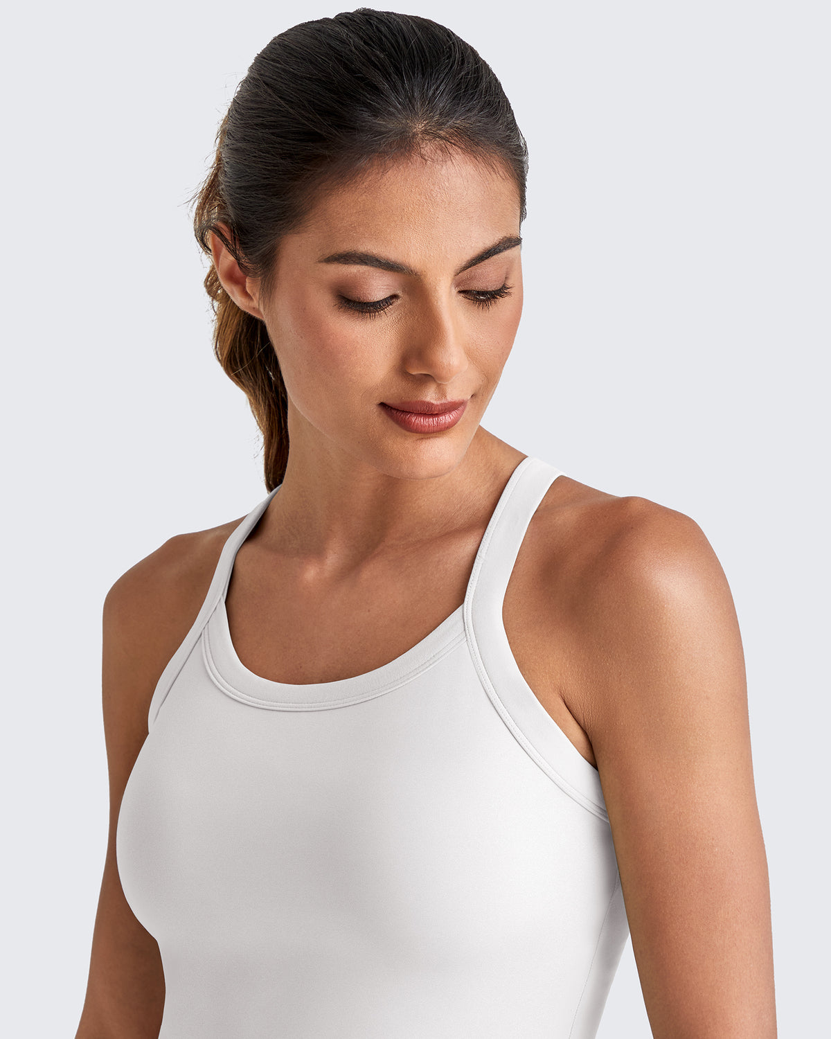 G4Free - BareFeel Racerback Cropped Sports Bra -GF25L448CA-S-GF25L448CB-M-GF25L448CC-L-GF25L448CD-XL-GF25L448CF-XS