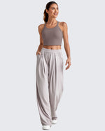 G4Free - BareFeel Racerback Cropped Sports Bra -GF25L448CA-S-GF25L448CB-M-GF25L448CC-L-GF25L448CD-XL-GF25L448CF-XS