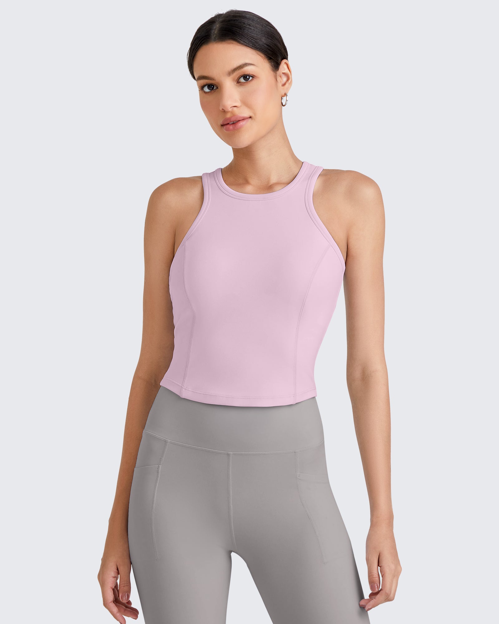 G4Free - BareFeel Racerback Sport Bras Tank -GF25L392EA-S
