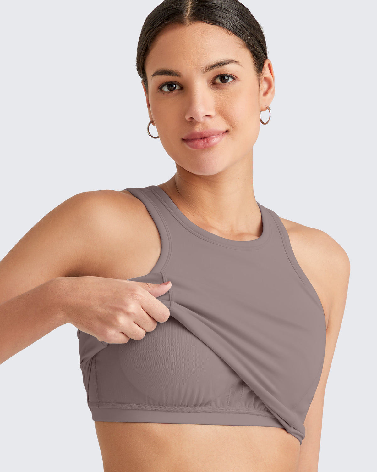 G4Free - BareFeel Racerback Sport Bras Tank -GF25L392EA-S-GF25L392EB-M-GF25L392EC-L-GF25L392ED-XL-GF25L392EF-XS