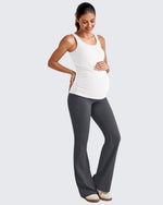 G4Free - BareFeel Ruched Workout Pregnancy Tank -GF25LY405FA-S-GF25LY405FB-M-GF25LY405FC-L-GF25LY405FD-XL-GF25LY405FF-XS