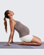 G4Free - BareFeel Ruched Workout Pregnancy Tank -GF25LY405FA-S-GF25LY405FB-M-GF25LY405FC-L-GF25LY405FD-XL-GF25LY405FF-XS