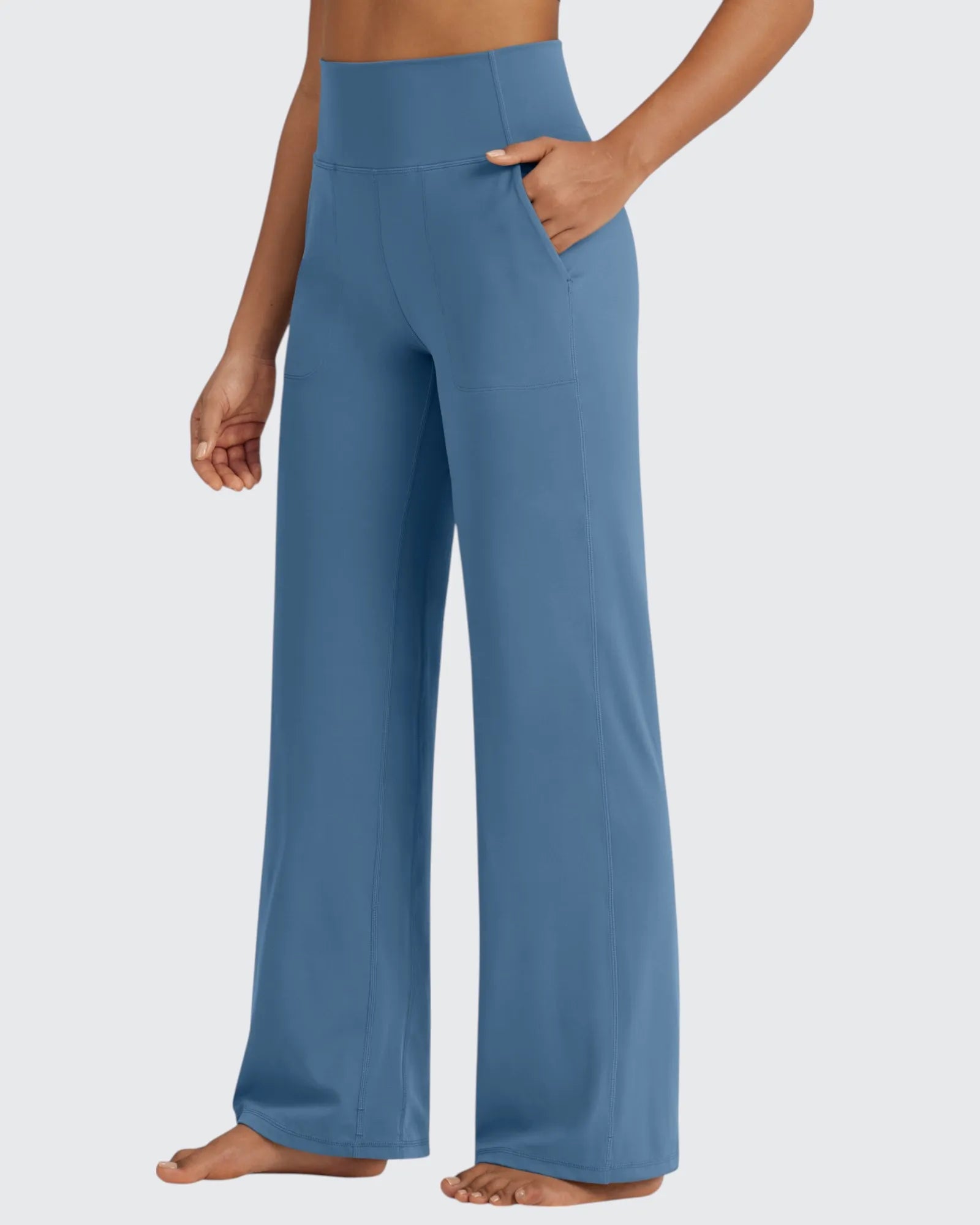 G4Free - BareFeel Seamless High-Waist Dressy Pants Petite -GF24J241BA-S