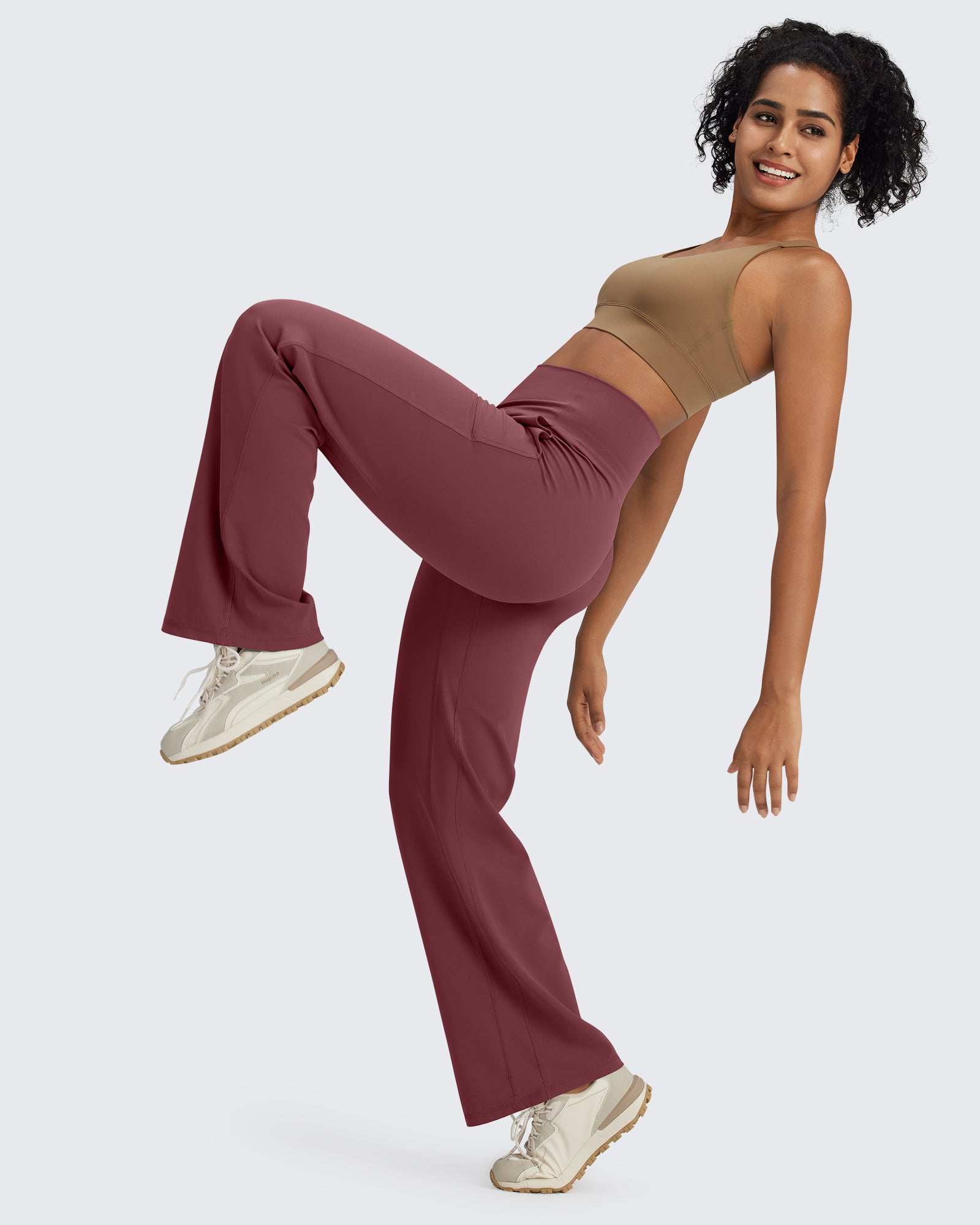 G4Free - BareFeel Seamless High-Waist Dressy Pants Tall -GF24J243AA-S-GF24J243AB-M-GF24J243AC-L-GF24J243AD-XL-GF24J243AE-XXL