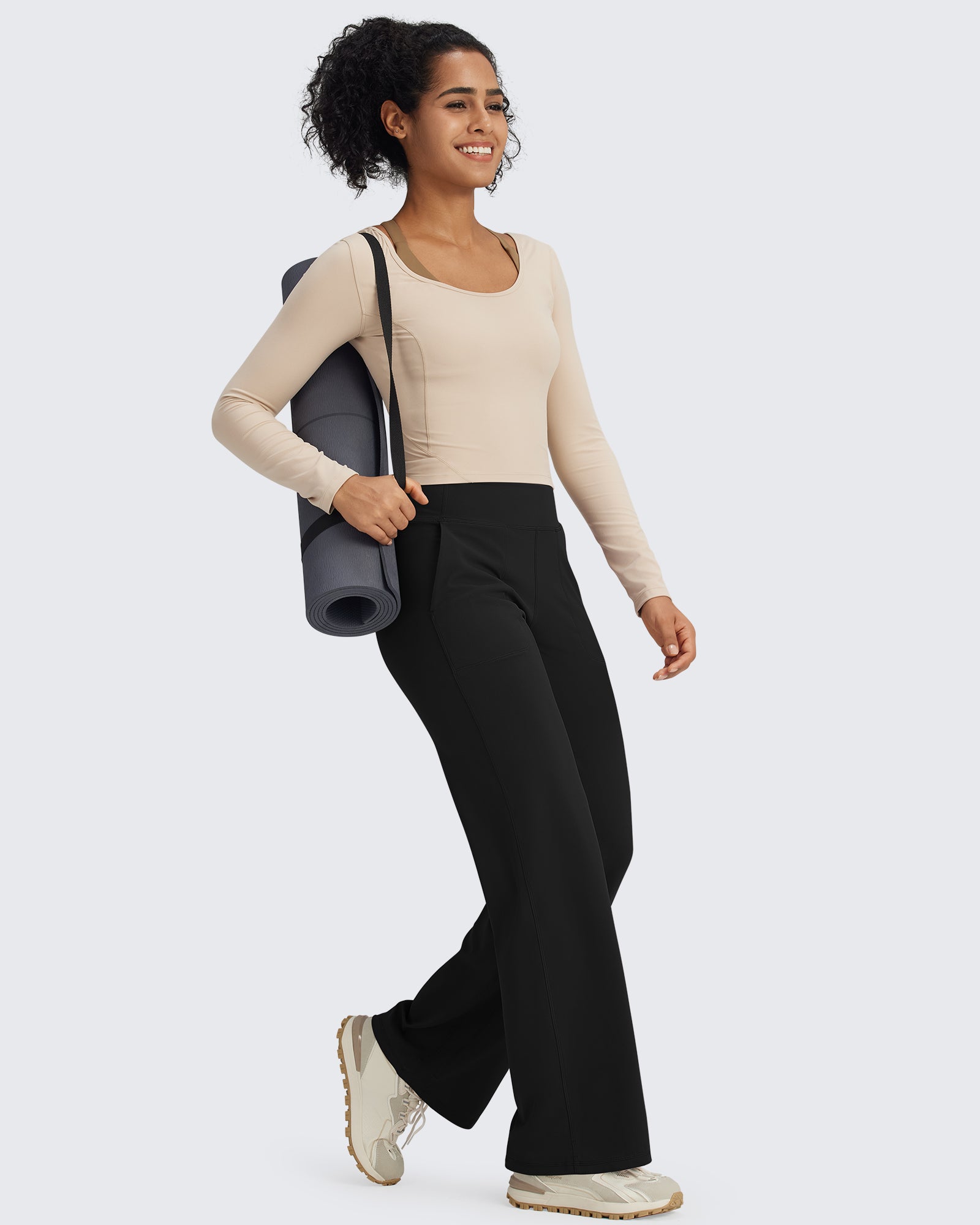 G4Free - BareFeel Seamless High-Waist Dressy Pants Tall -GF24J243AA-S-GF24J243AB-M-GF24J243AC-L-GF24J243AD-XL-GF24J243AE-XXL