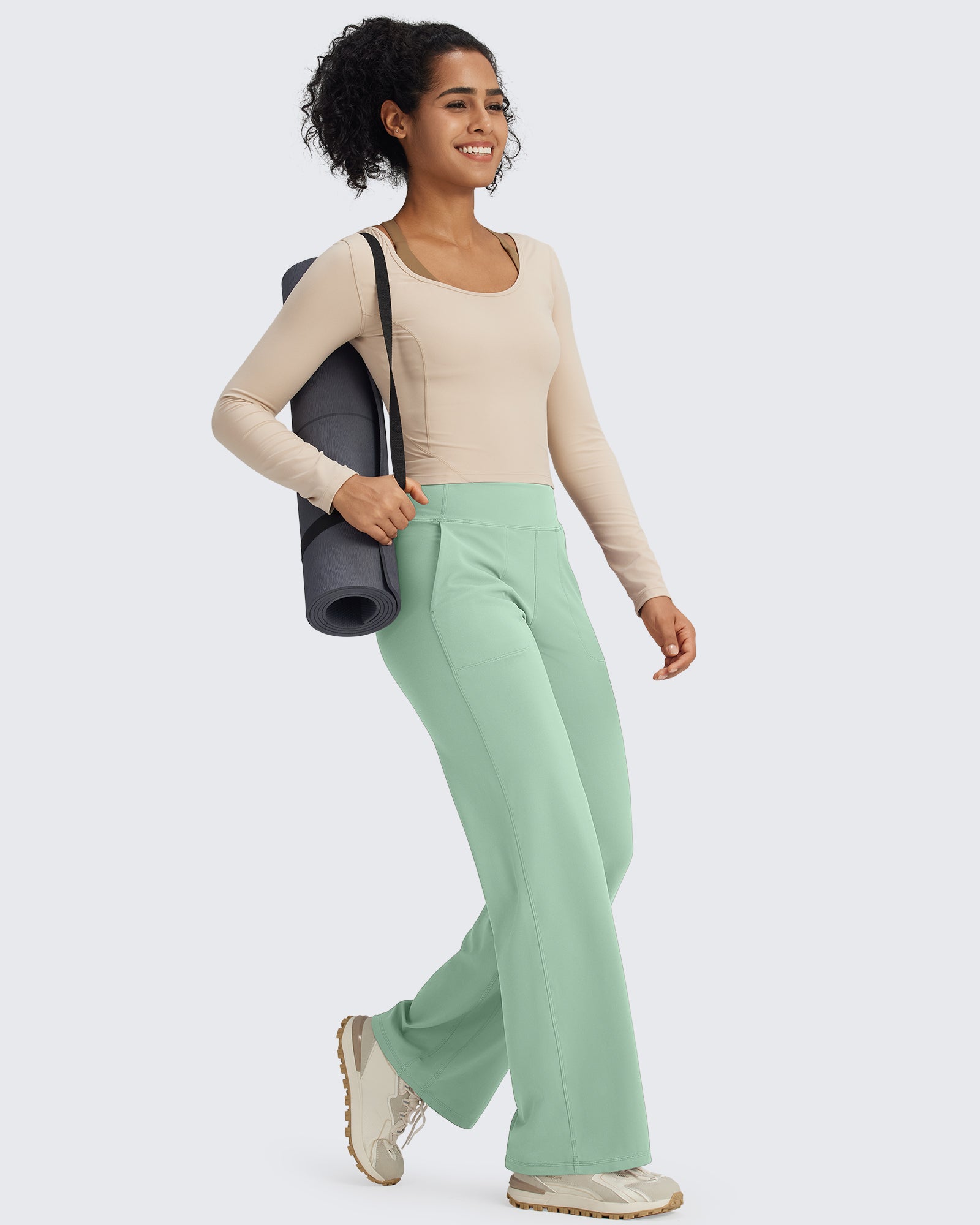 G4Free - BareFeel Seamless High-Waist Dressy Pants Regular -GF24J242AF-XS