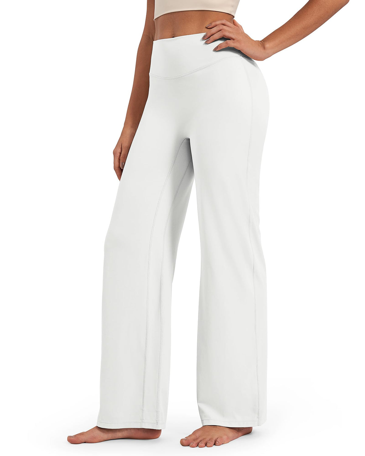 G4Free - BareFeel Wide Leg High-Waisted Pants Regular -GF24J248GA-S-GF24J248GB-M-GF24J248GC-L-GF24J248GD-XL-GF24J248GE-XXL