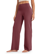 G4Free - BareFeel Wide Leg High-Waisted Pants Regular -GF24J248HA-S