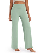 G4Free - BareFeel Wide Leg High-Waisted Pants Petite -GF24J247FA-S