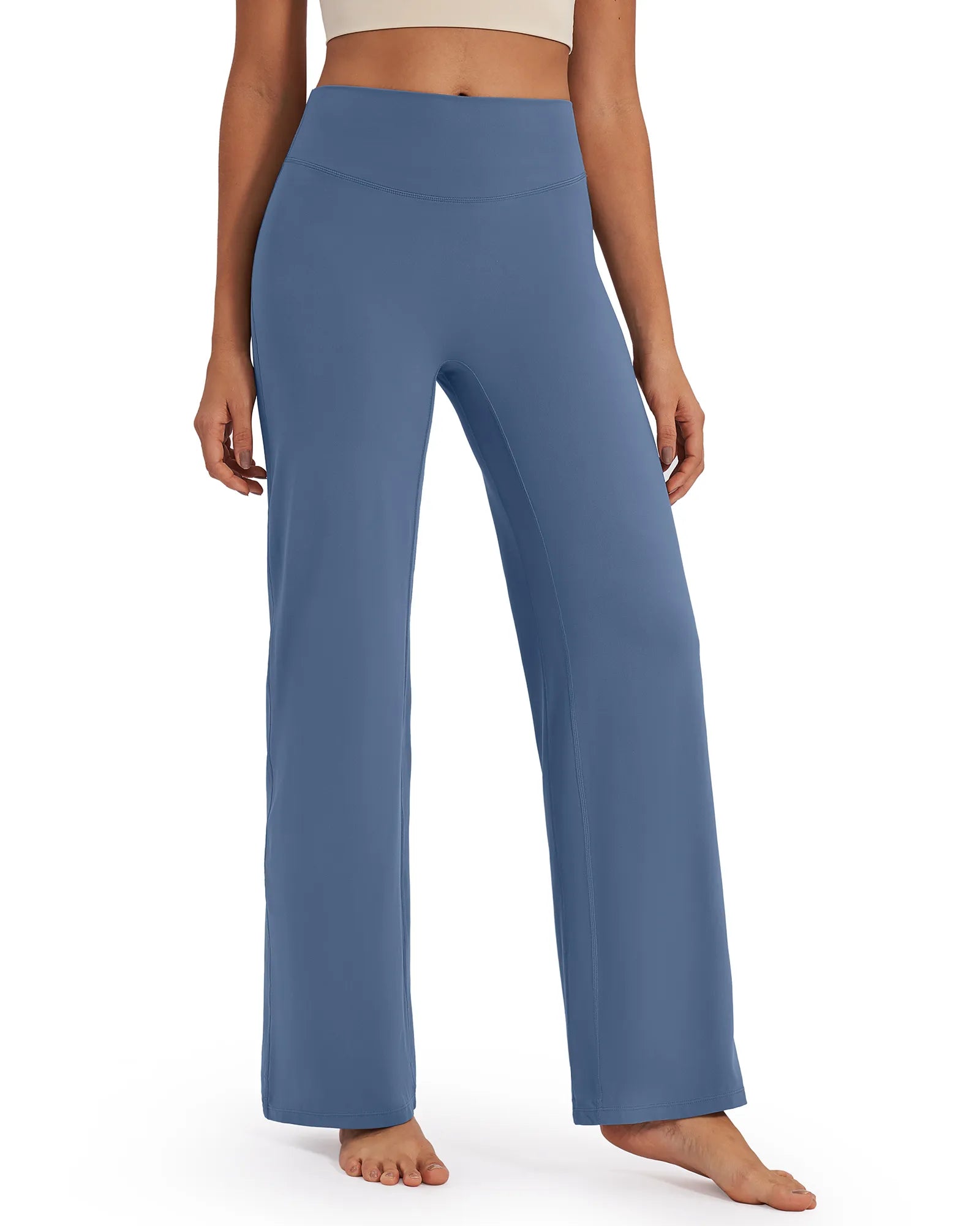 G4Free - BareFeel Wide Leg High-Waisted Pants Petite -GF24J247FA-S